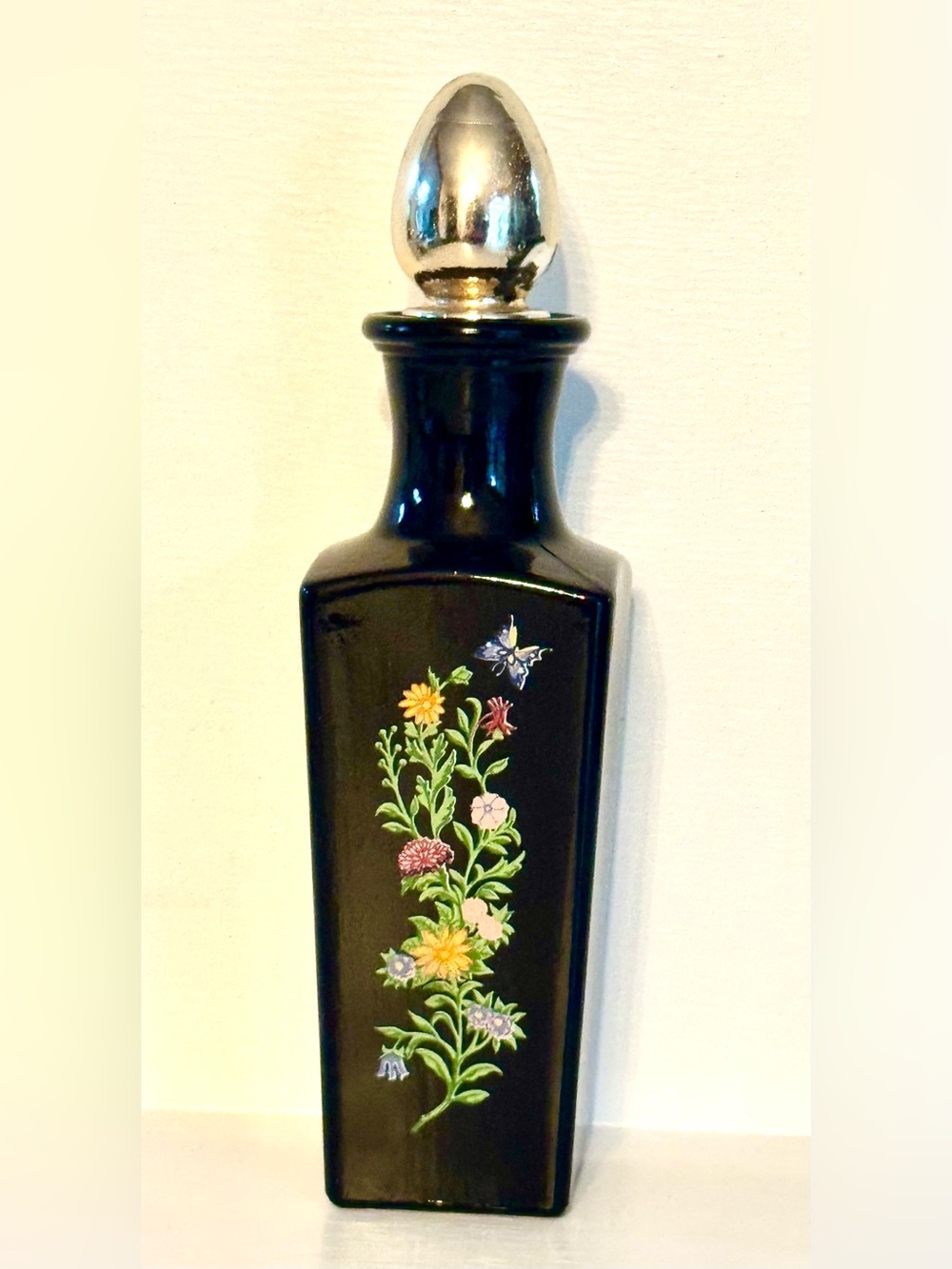 Vintage Avon Butterfly Garden Bud Vase Cologne Decanter